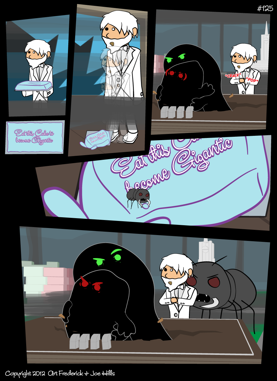 The icing on the cake is really all you need. The cake itself is a l-no we are not going there. The comic.